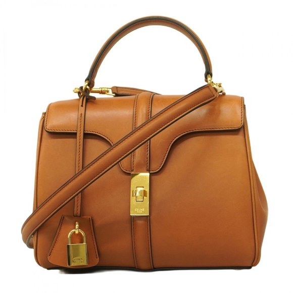 Celine Sèze handbag in light brown leather for women - Picture 1 of 16